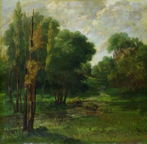 Paesaggio forestale, 1864